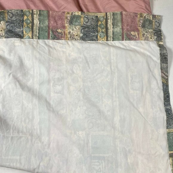 FREE SHIP! Single Custom Curtain Vintage 70s Pink - Picture 9 of 9